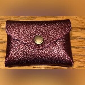 Ultra Violet Metallic Daisy Wallet